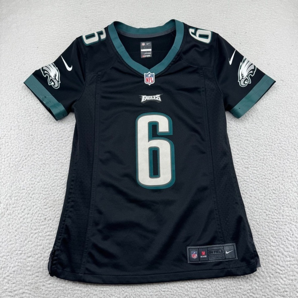 Nike On Field Philadelphia Eagles DeVonta Smith #6 Jersey Womens Small Black NFL
